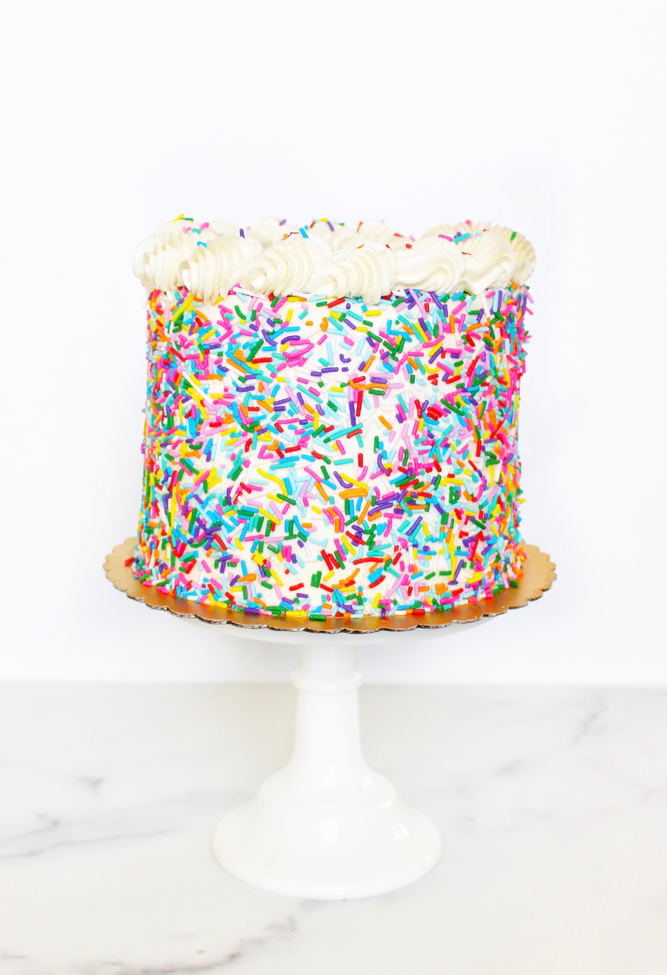 Sprinkle Vanilla Cake