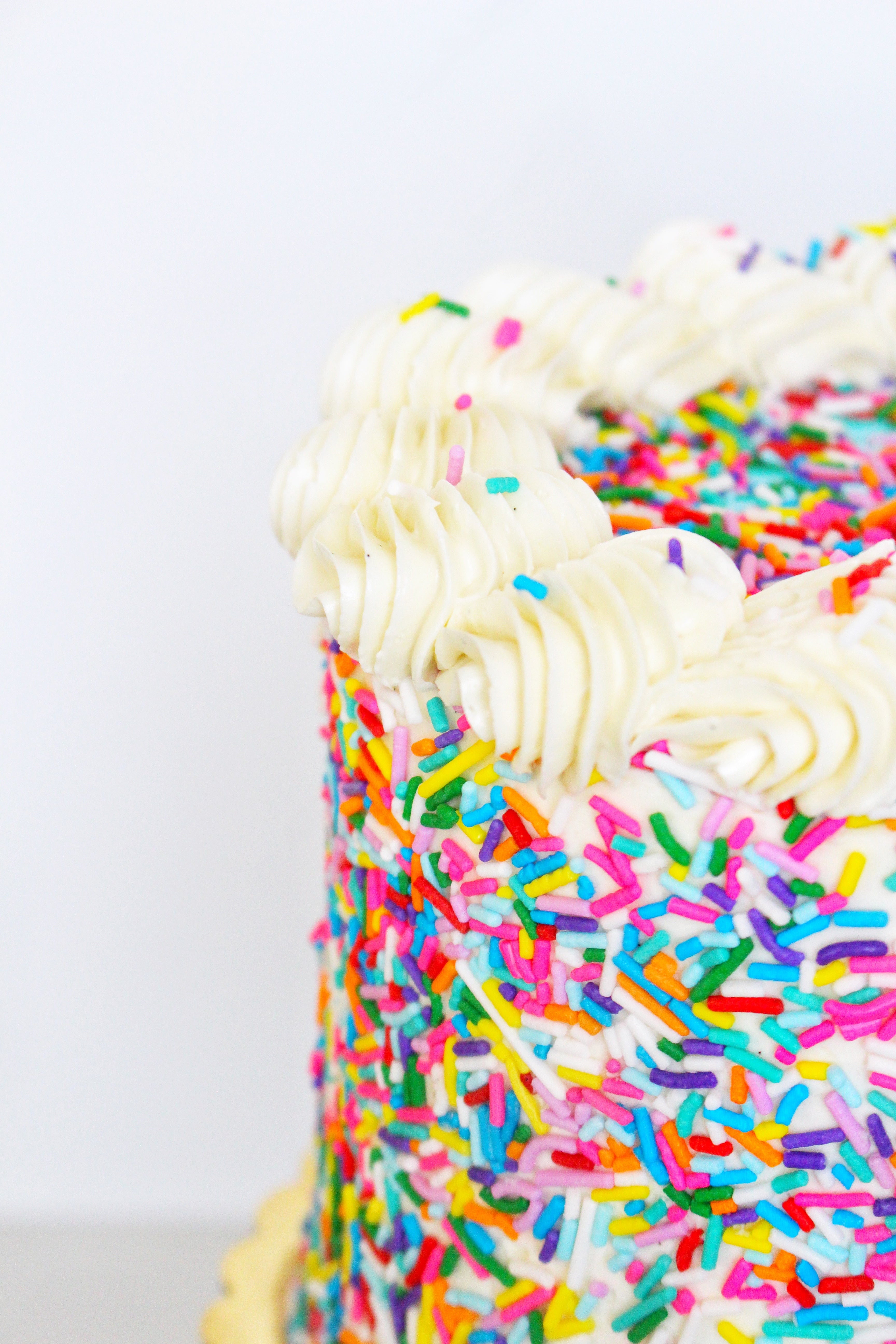 Sprinkle Vanilla Cake
