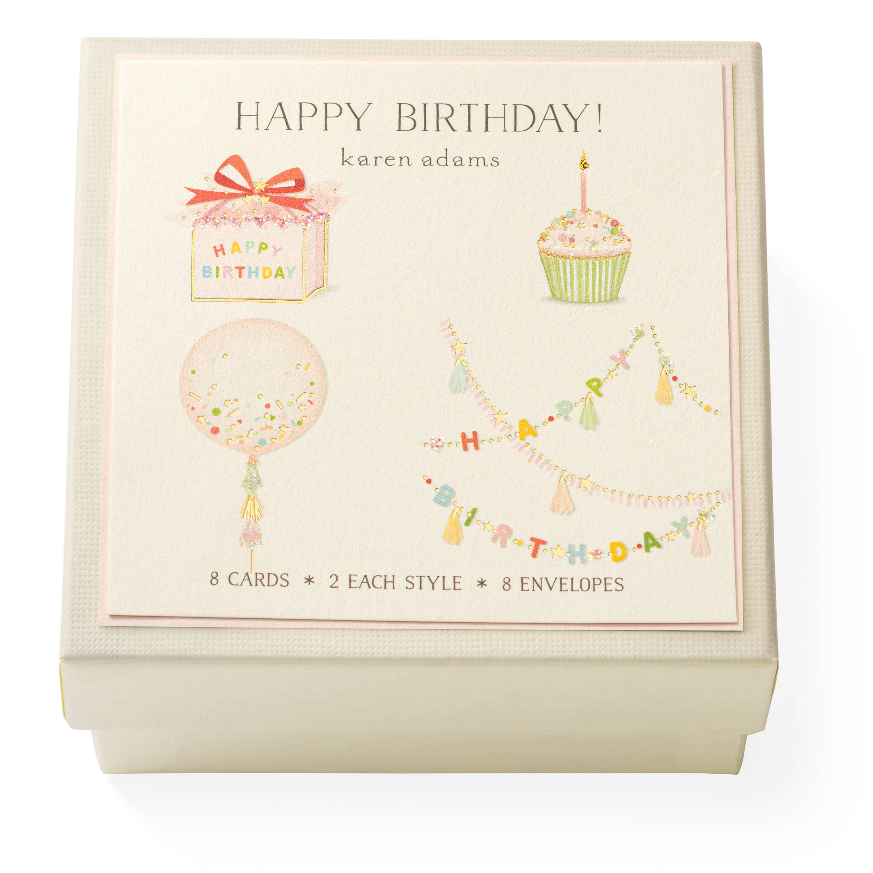 Birthday Cupcake Individual Gift Enclosure