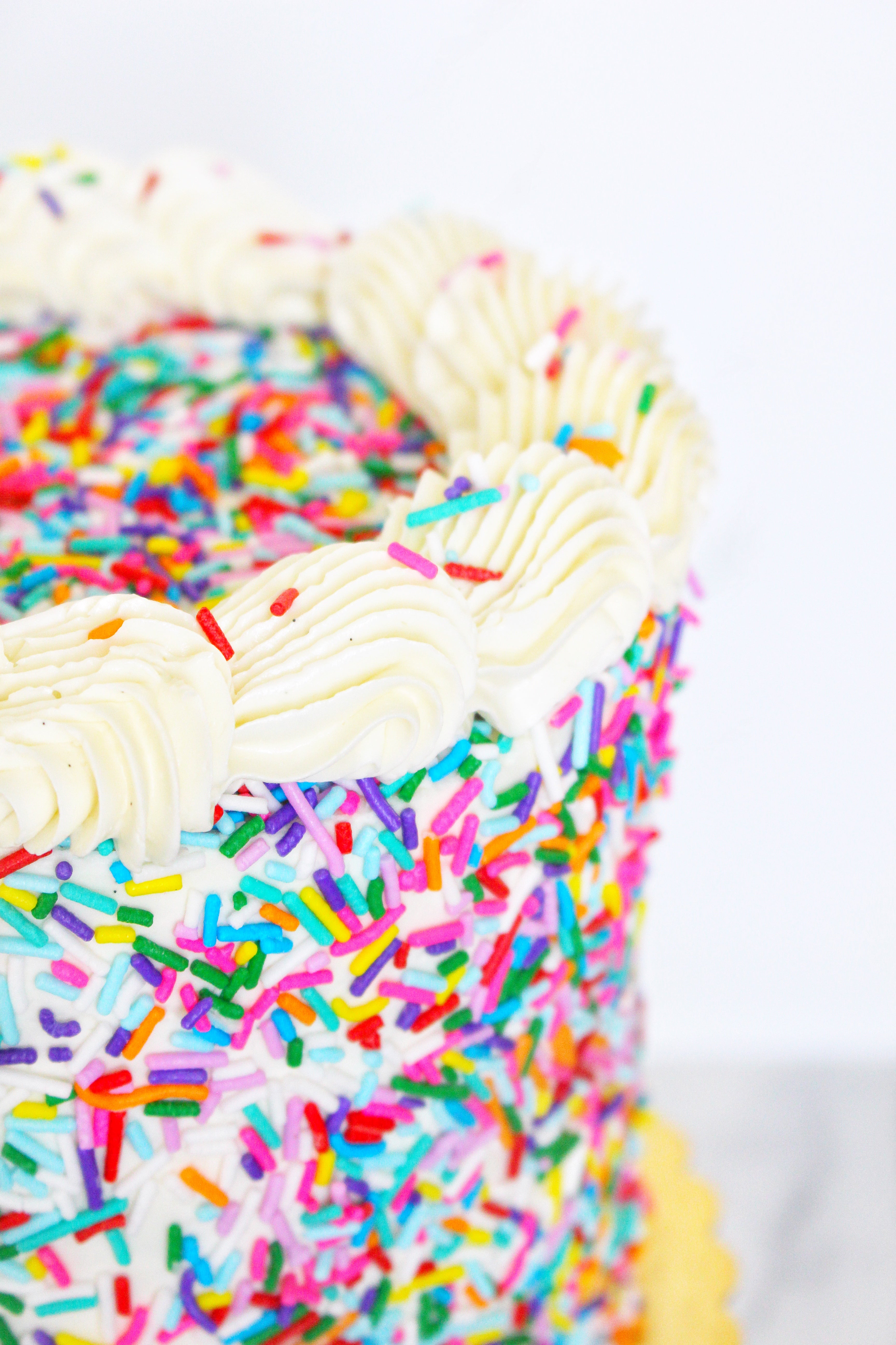 Sprinkle Vanilla Cake