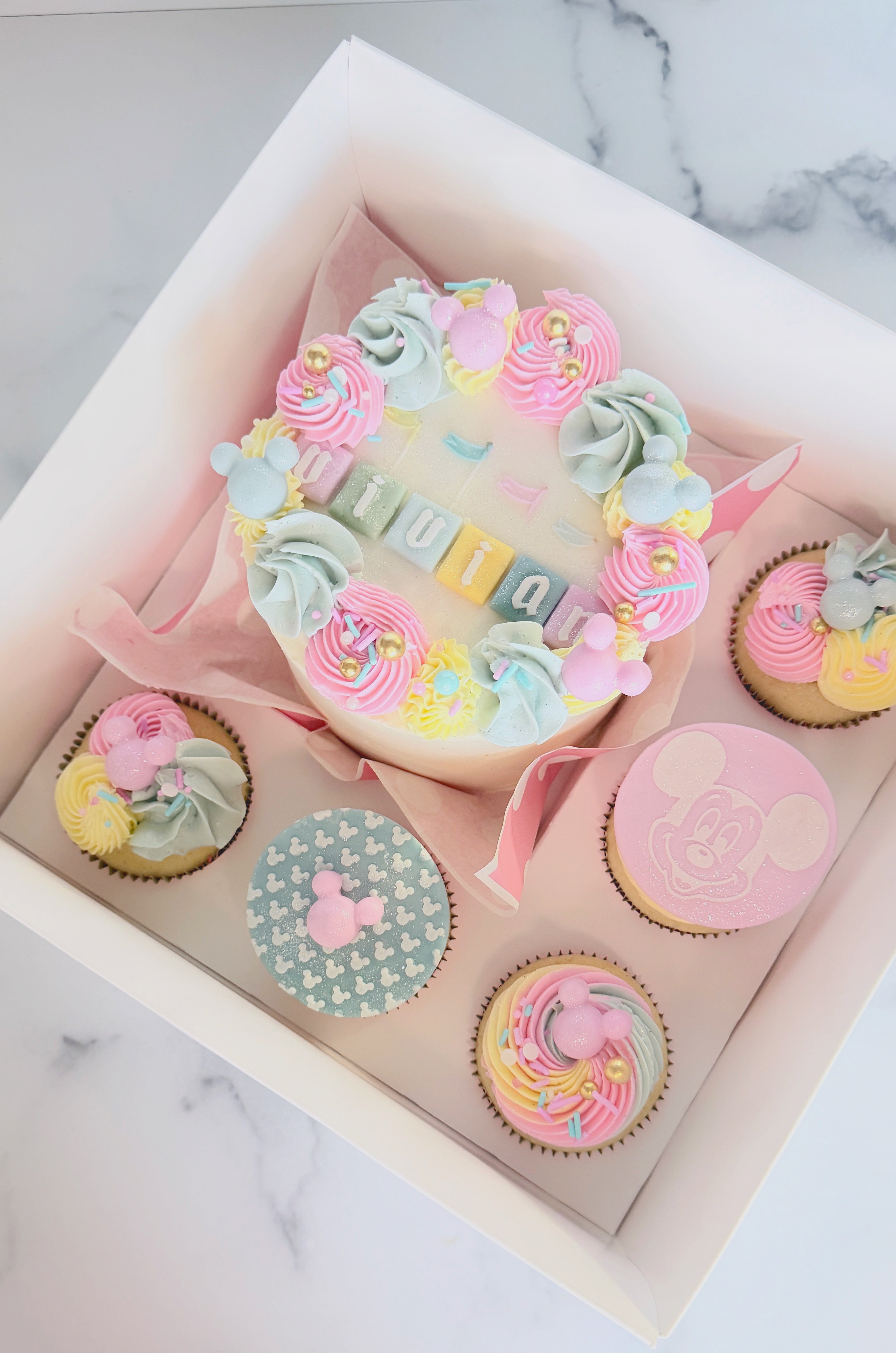Themed Bento Cake & Cupcake Gift Box