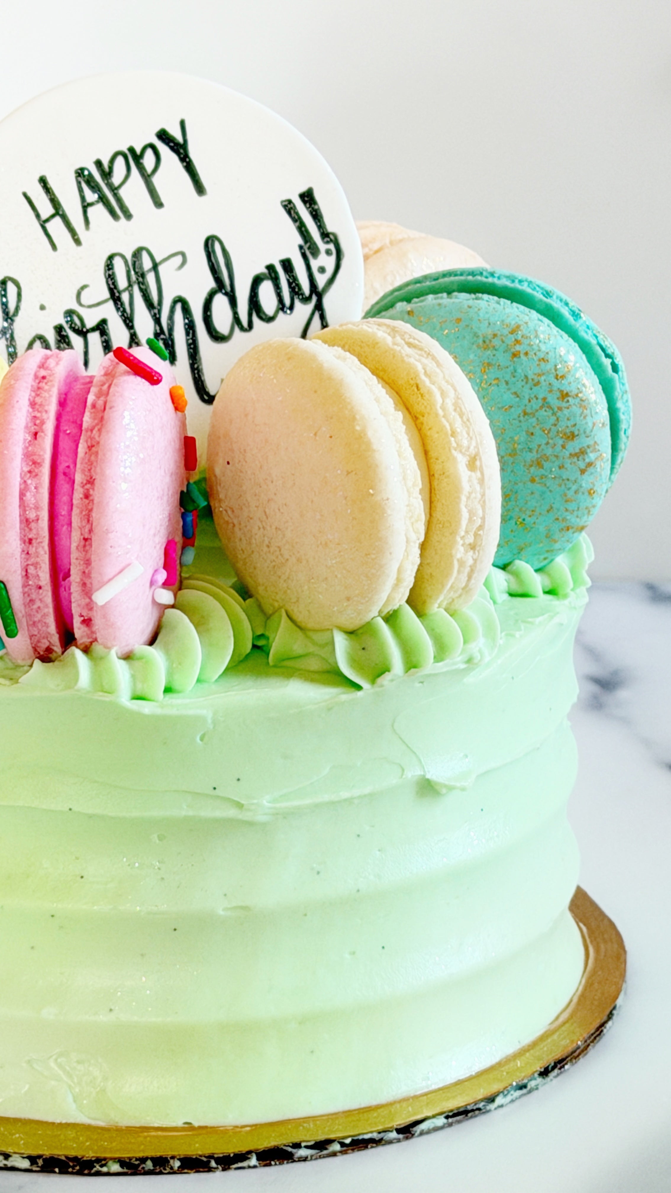 Macaron Crown Cake