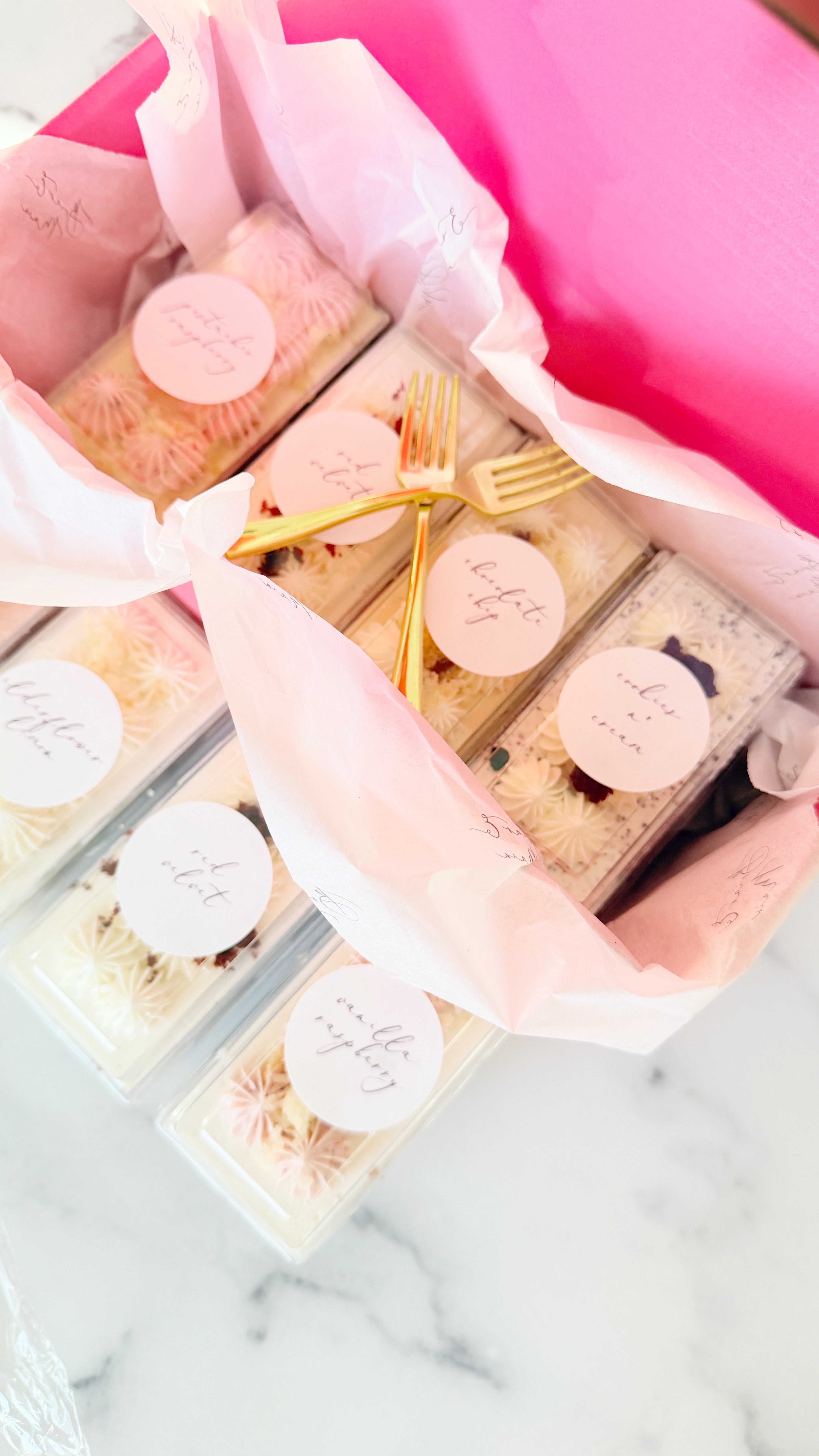 Wedding Cake Tasting Box (One week notice)