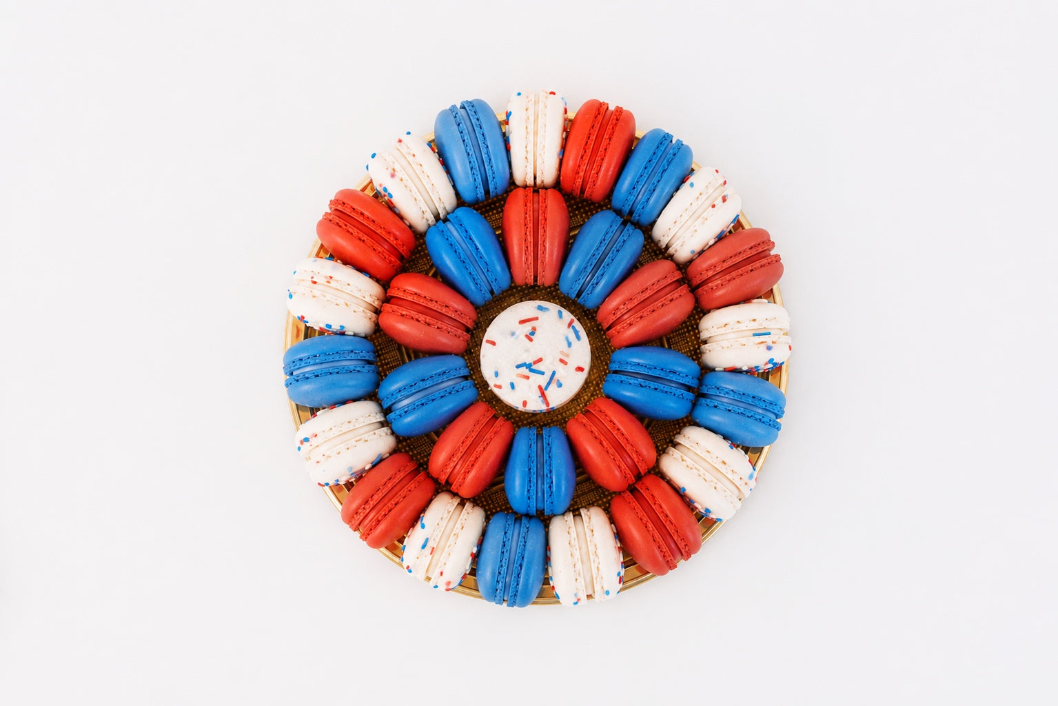 Star Spangled Macaron Platter