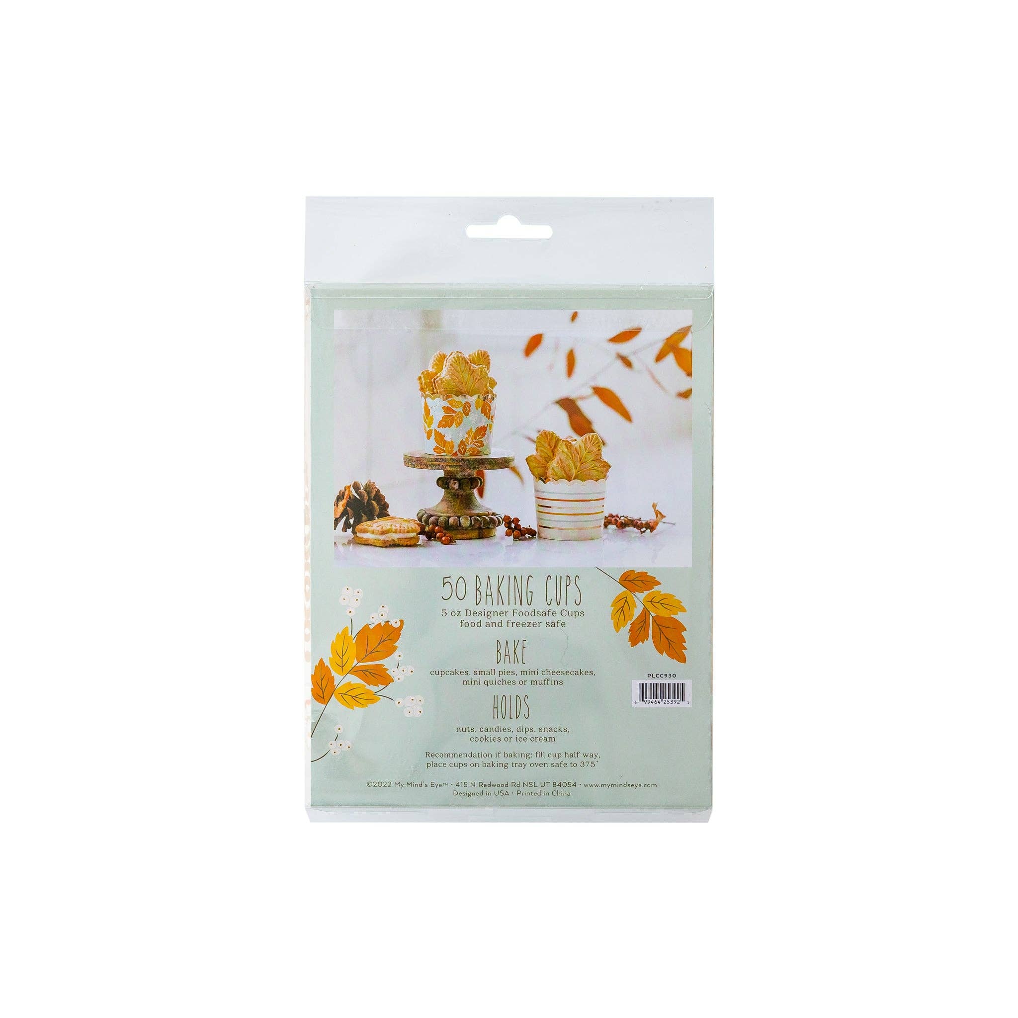 Harvest White Berries Baking/Treat Cups (50 pcs)