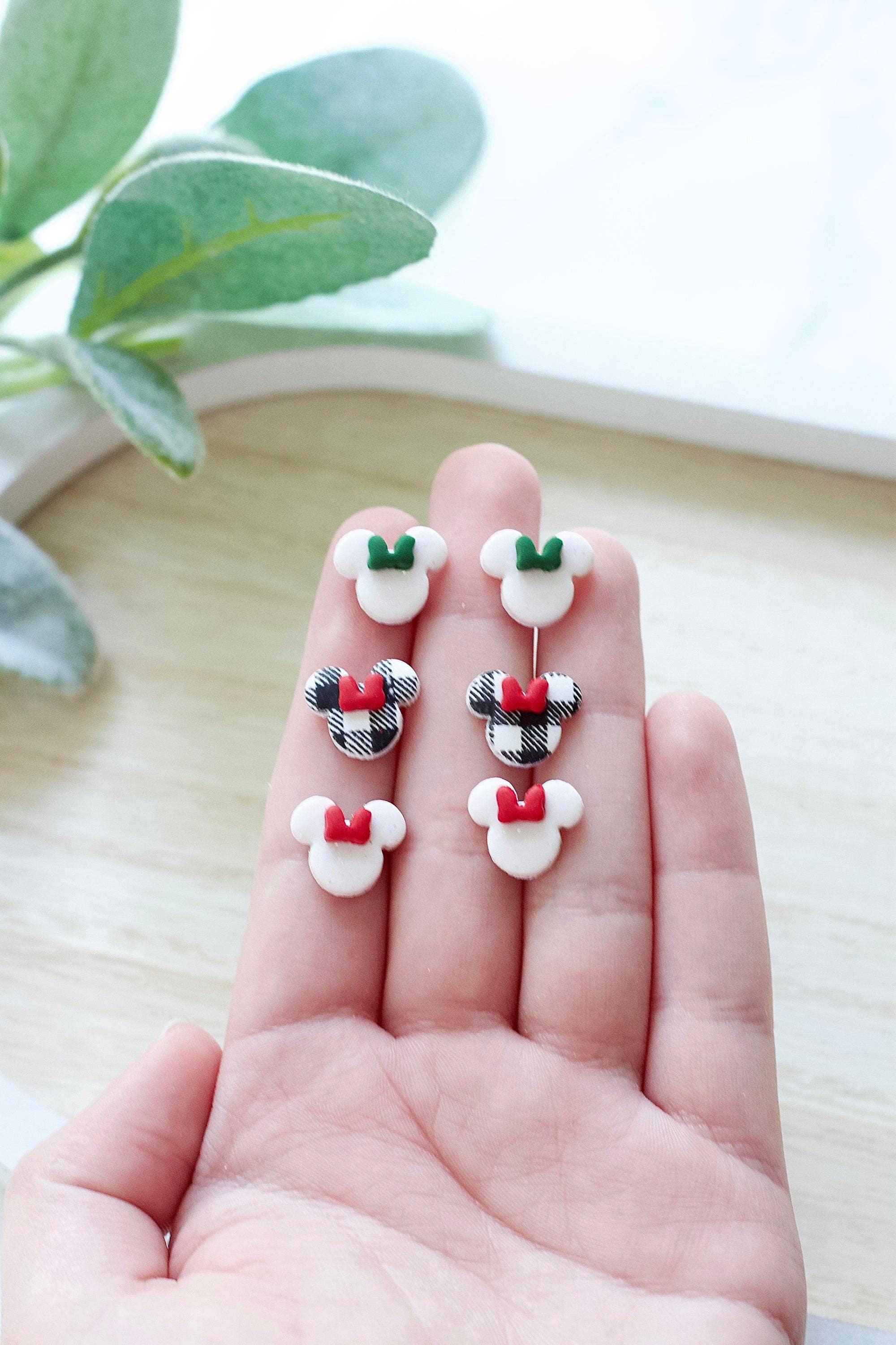 Christmas Minnie Stud Pack